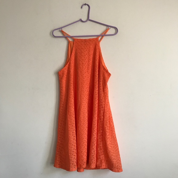 NWOT Derek Heart Orange Summer Dress - Picture 2 of 8